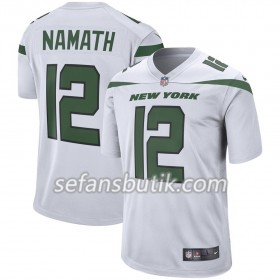 New York Jets Tröjor Joe Namath 12 Nike Vit - Herr